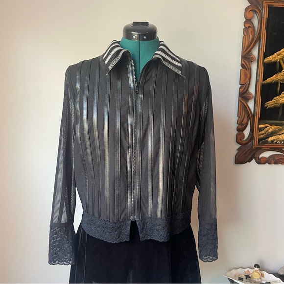 Vintage Jackets & Blazers - 90s Mesh Jacket 8